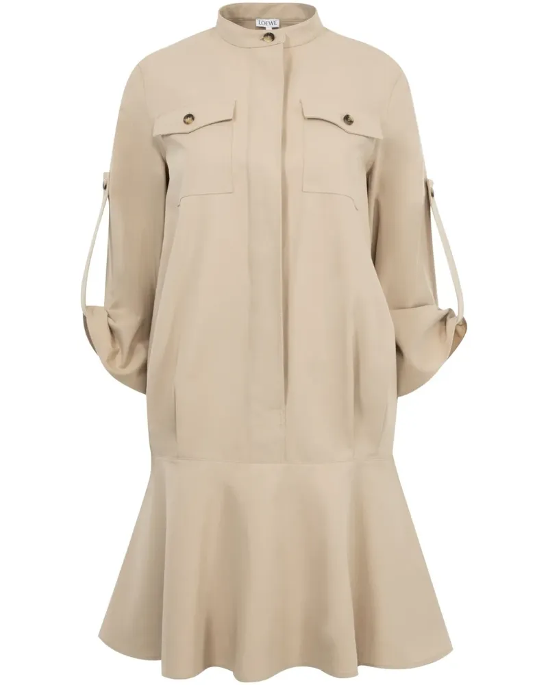 Loewe Hemdkleid - Nude Nude