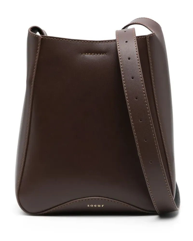 Soeur Mini Uma Schultertasche - Braun Braun