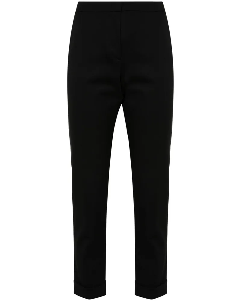 Etro Klassische Cropped-Wollhose - Schwarz Schwarz