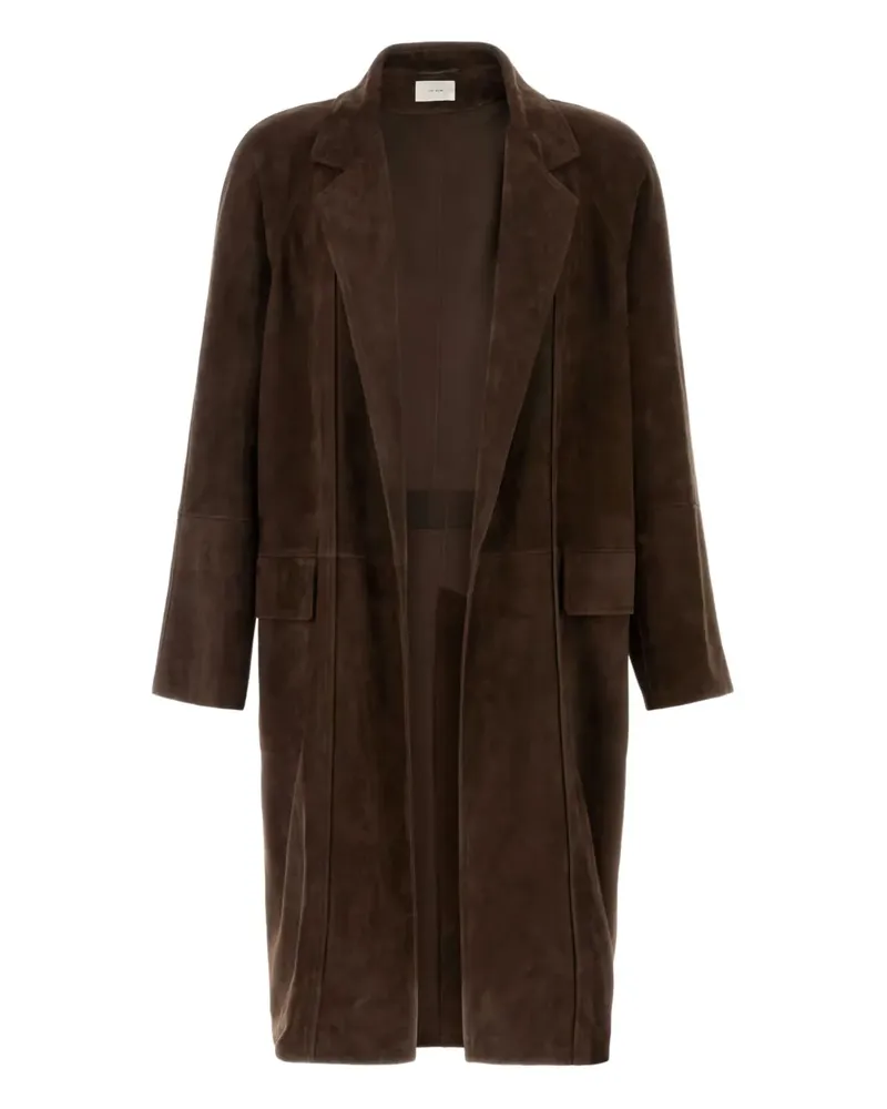 The Row Hanto suede coat - Braun Braun
