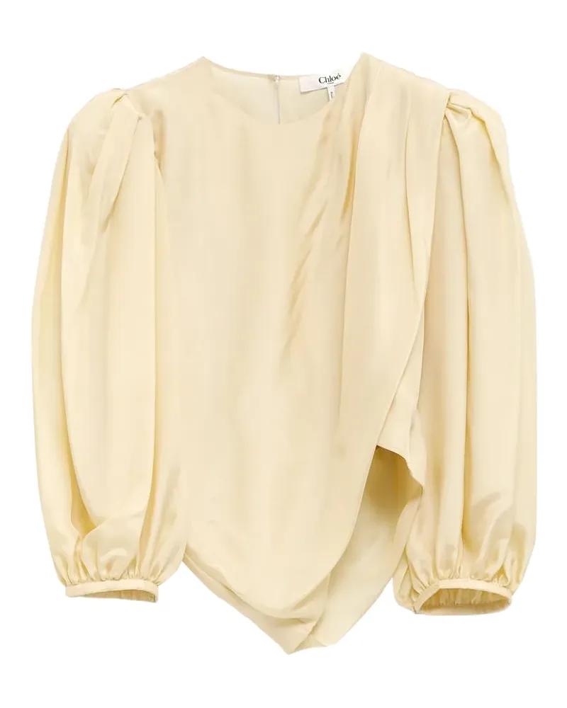 Chloé Bluse aus Seide - Gelb Gelb