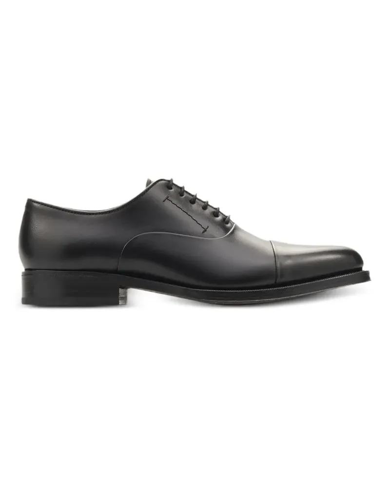 Lottusse Premium Oxford-Schuhe mit Goodyear-Absatz - Schwarz Schwarz