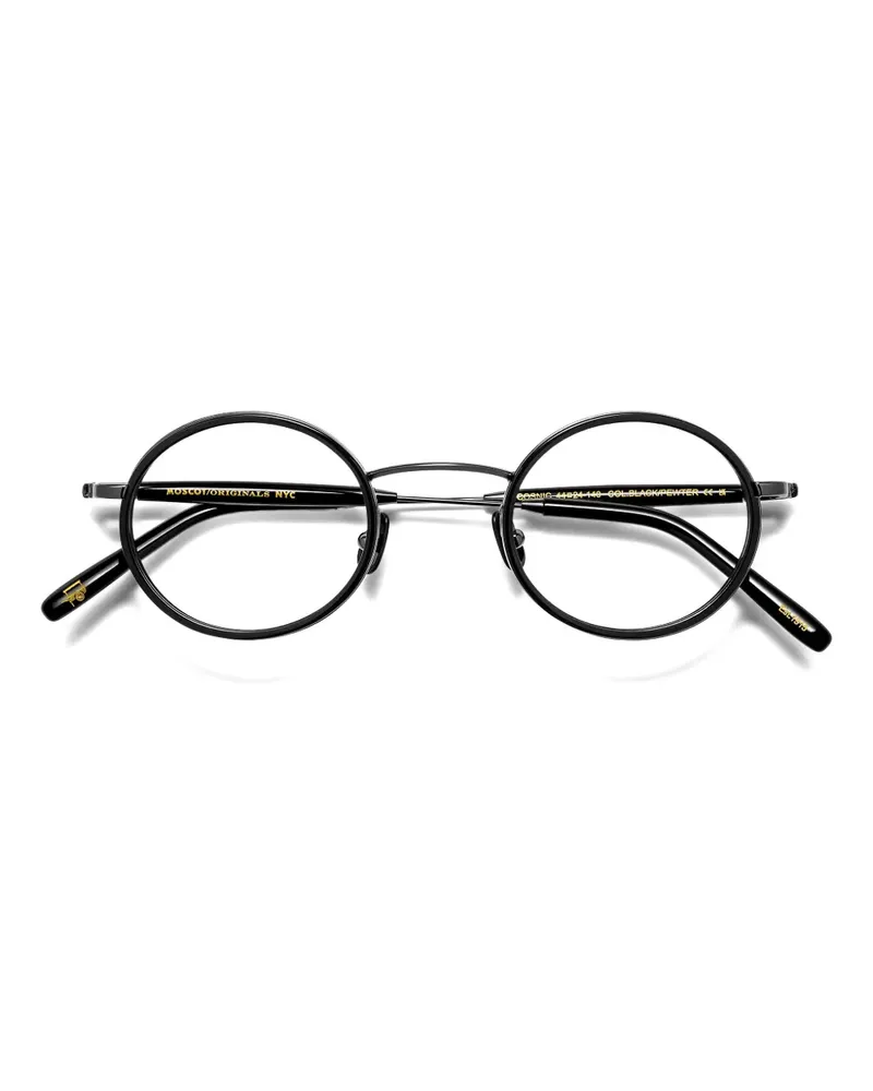 MOSCOT round-frame glasses - Schwarz Schwarz