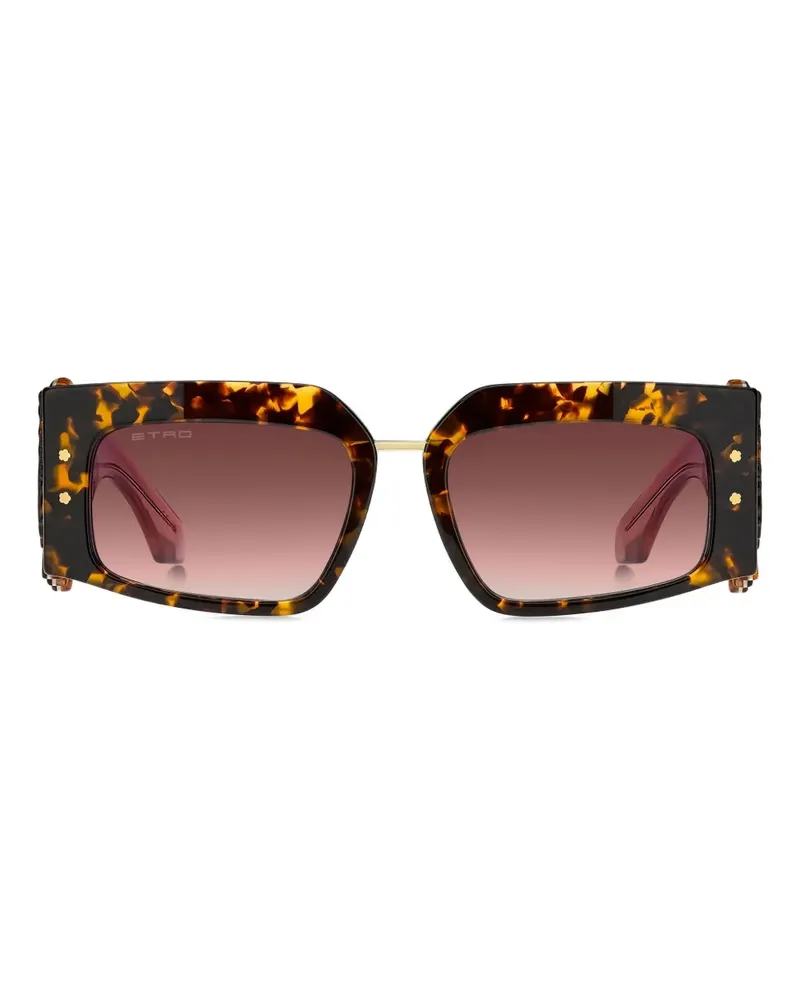 Etro blossom Sonnenbrille - Braun Braun