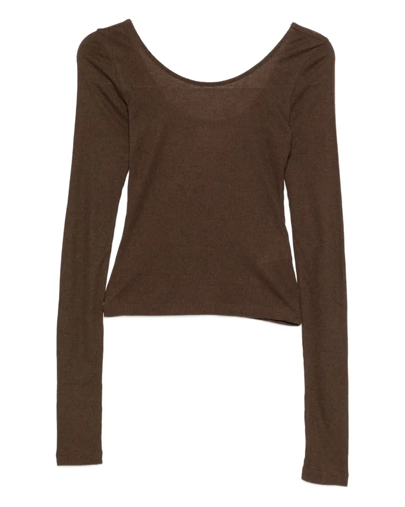 HALFBOY long-sleeve top - Braun Braun