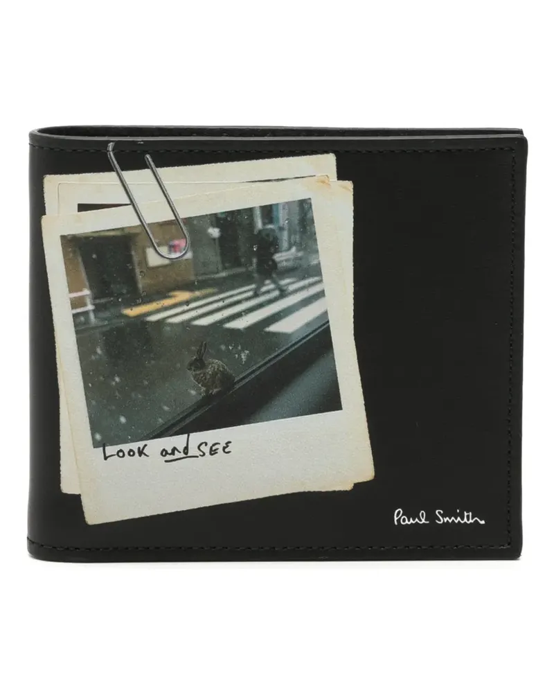 Paul Smith Portemonnaie mit Foto-Print - Schwarz Schwarz
