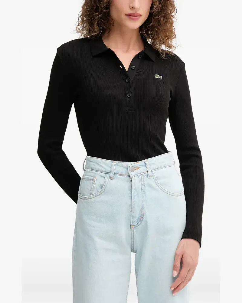 Lacoste long-sleeves polo shirt - Schwarz Schwarz