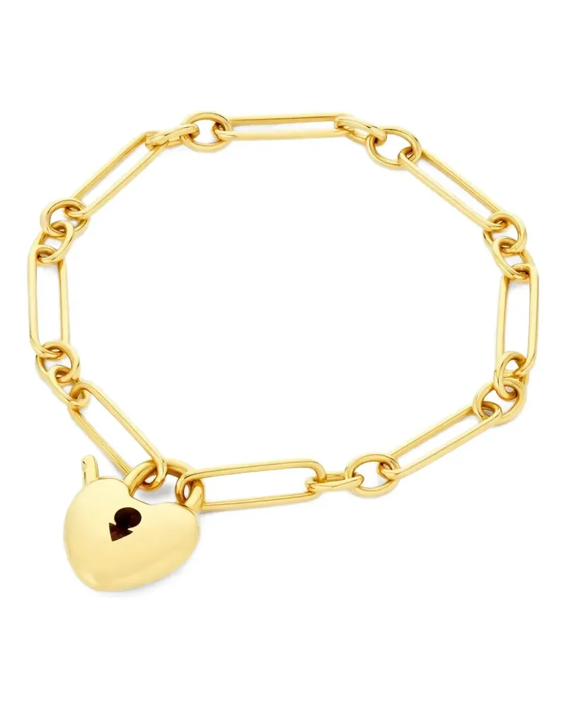 Dinny Hall padlock heart bracelet - Gold Gold