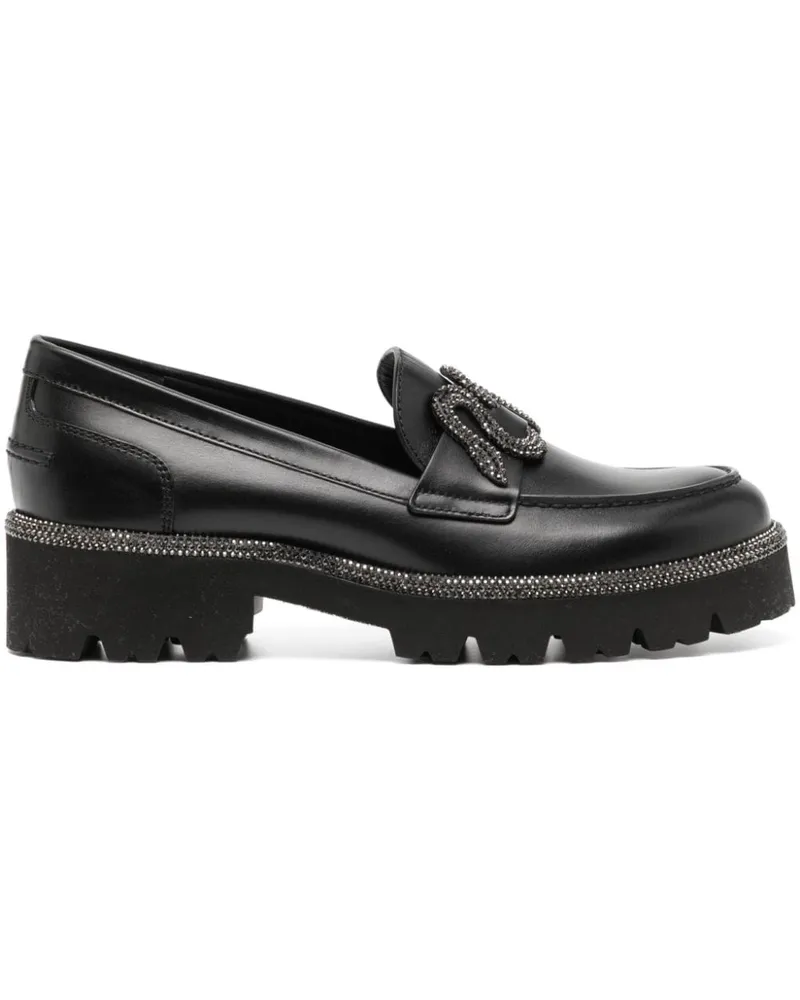 René Caovilla Morgana Oxford-Schuhe - Schwarz Schwarz