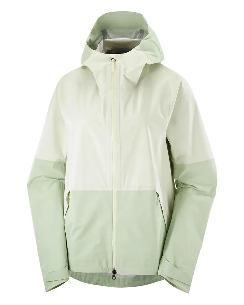 Salomon Wasserdichte Jacke mit Reißverschluss - Nude Nude