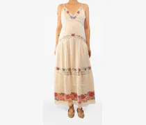 Umi Sommerkleid mit Stickerei - Weiß