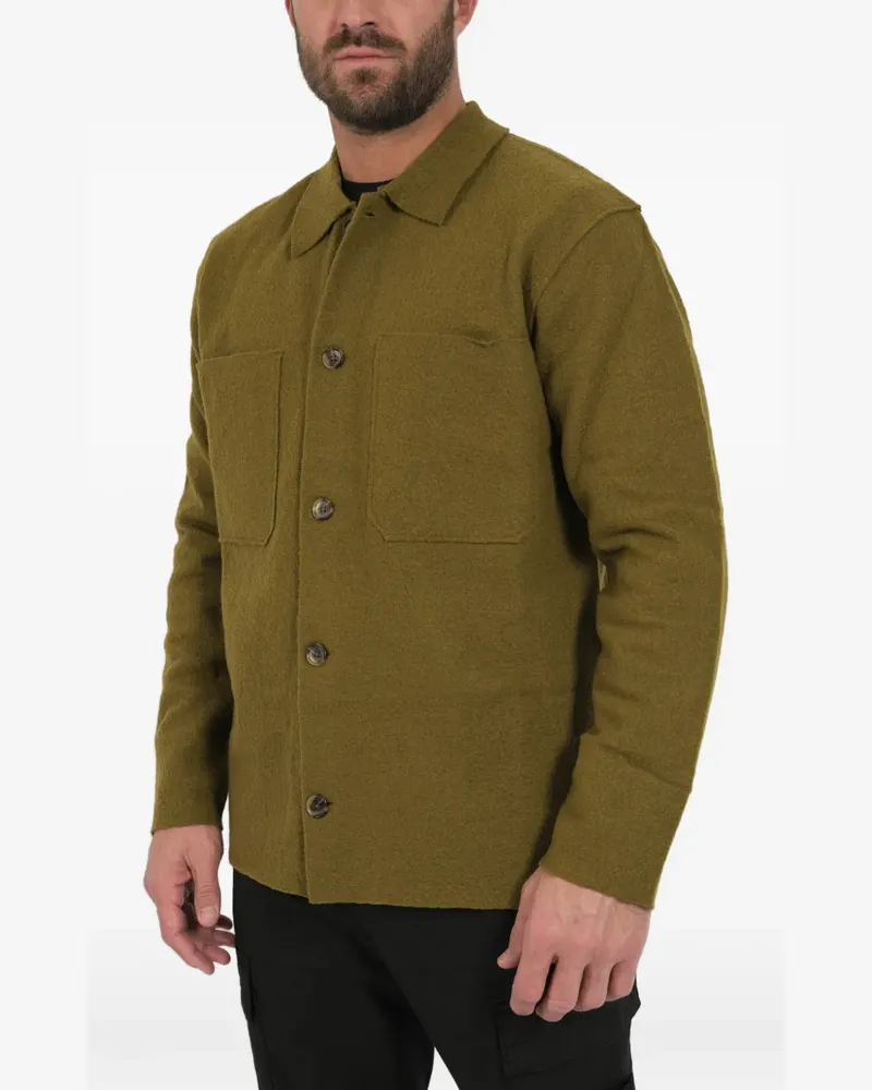 NN 07 pocket button jacket - Grün Grün