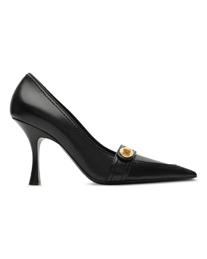 Burberry Cotswolds High Pumps aus Leder - Schwarz Schwarz