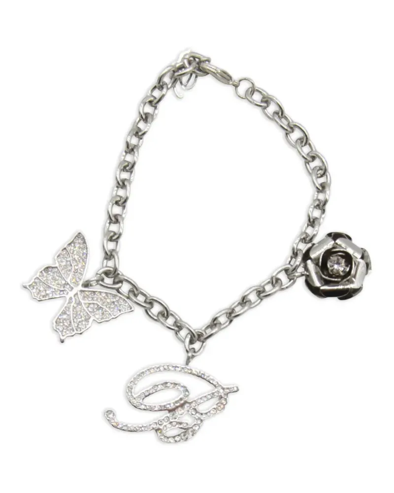 Blumarine Verziertes Kettenarmband - Silber Silber