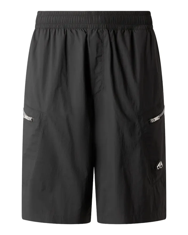 Moose Knuckles zip-detail shorts - Schwarz Schwarz