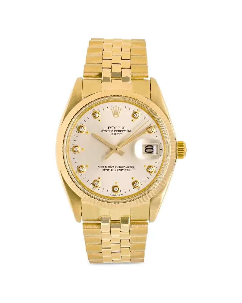 Rolex Date 34mm - Weiß Weiß