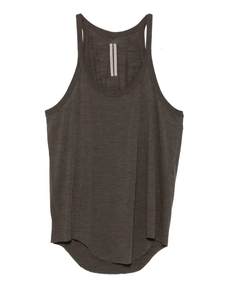 Rick Owens scoop-neck racerback tank top - Braun Braun