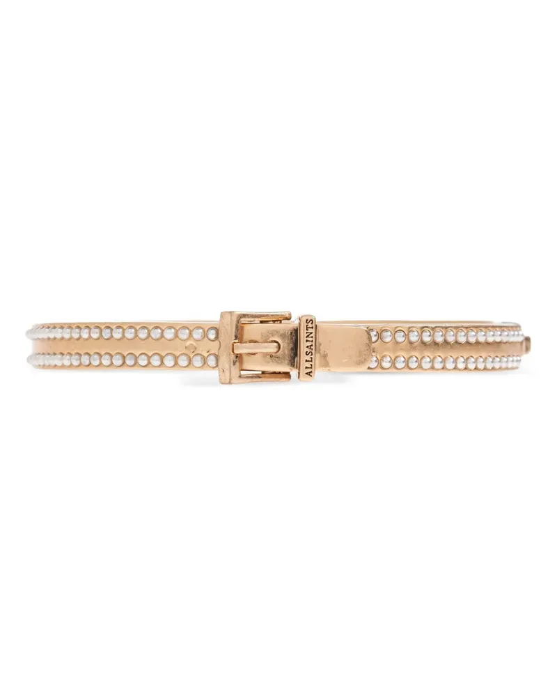 AllSaints Armband mit Perlen - Gold Gold