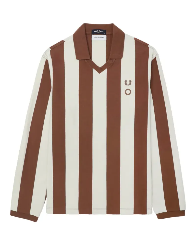 Fred Perry x Craig Green striped T-shirt - Braun Braun