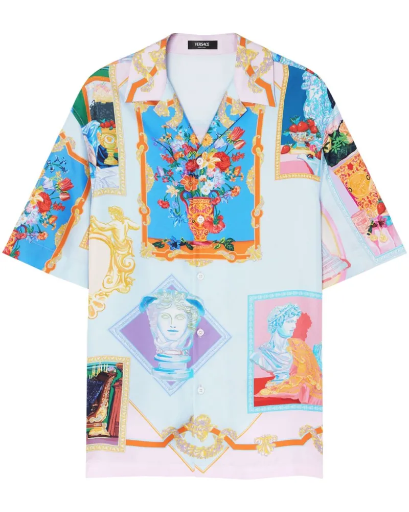 Versace Gallery Hemd Blau