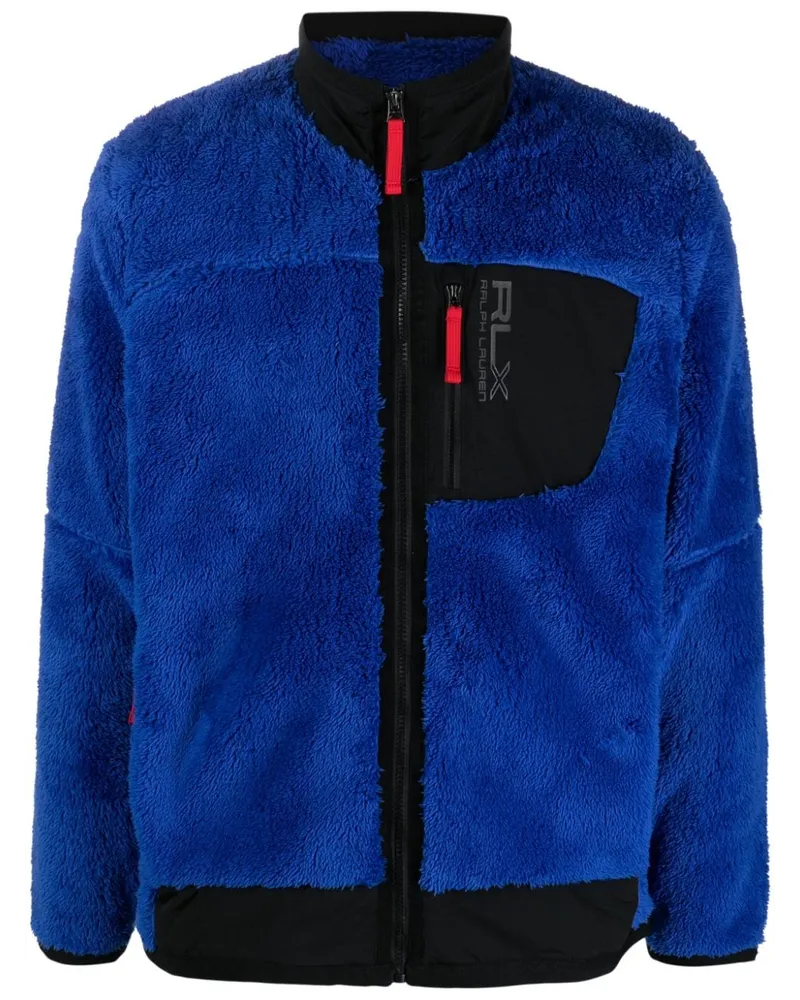 Ralph Lauren Bomberjacke mit Stehkragen Blau