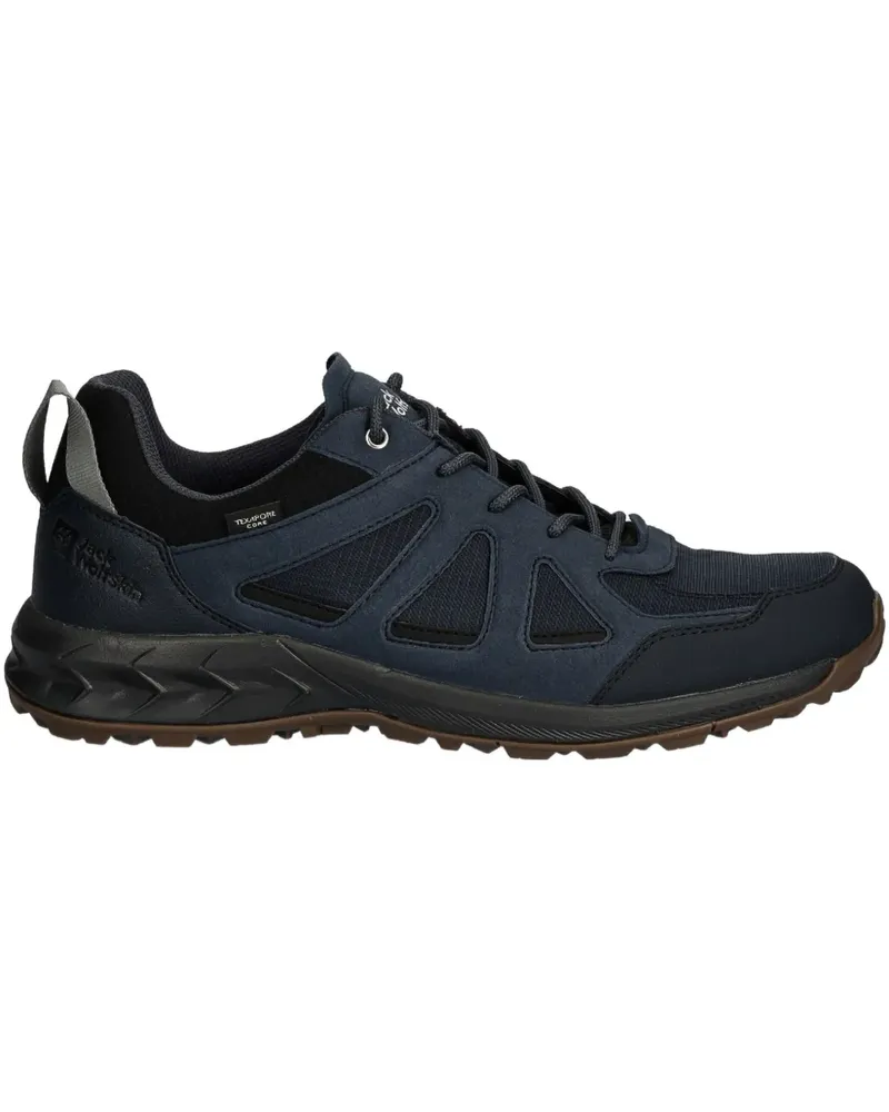 Jack Wolfskin Woodland lace-up fastening panelled performance sneakers - Blau Blau