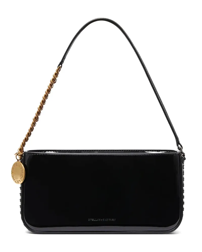 Stella McCartney Frayme Schultertasche - Schwarz Schwarz