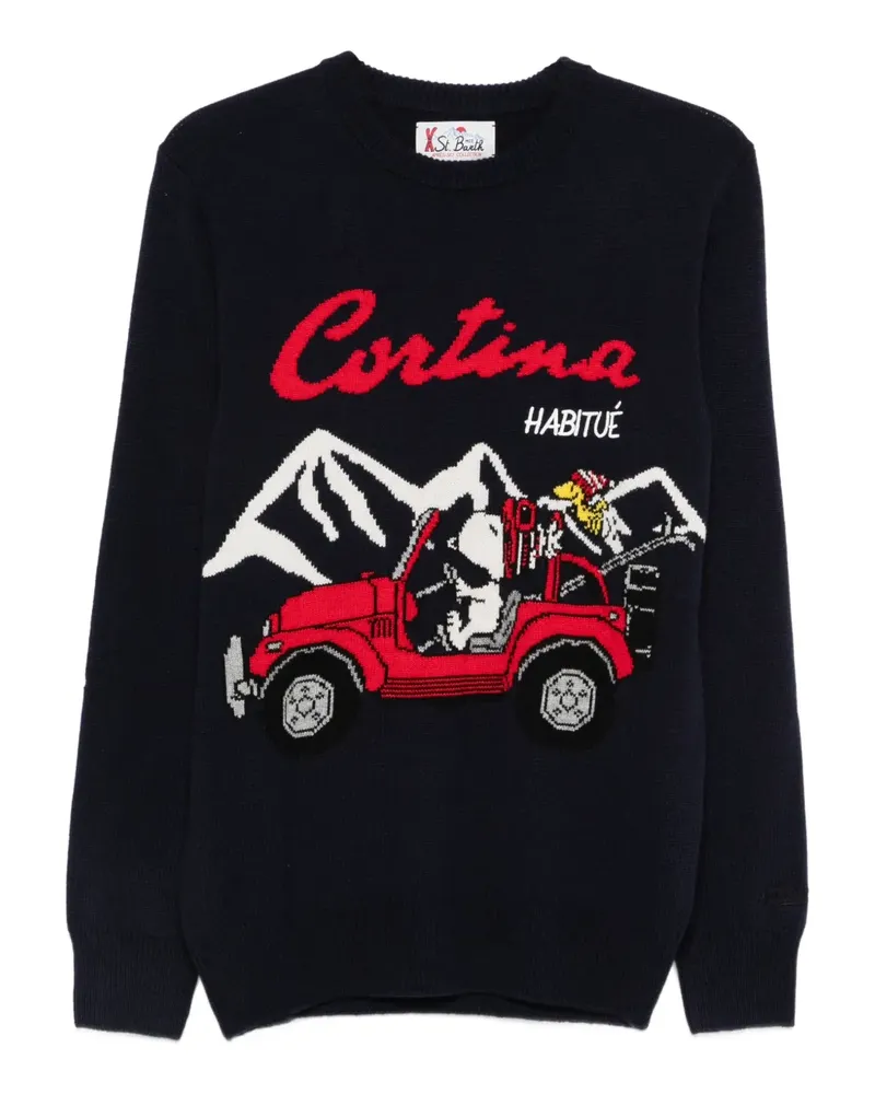 MC2 Saint Barth x Peanuts Heron Pullover - Schwarz Schwarz