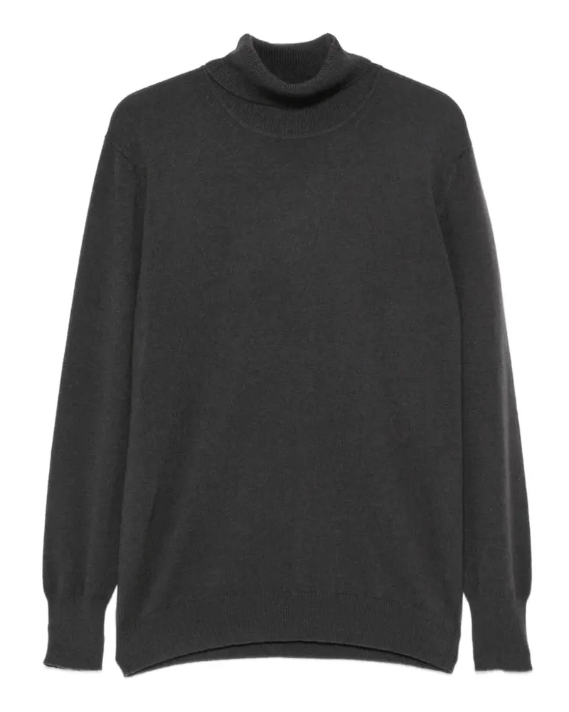 Christophe Lemaire Rollkragenpullover mit geripptem Besatz - Grau Grau