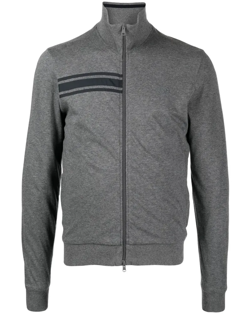 Gucci Sweatshirt mit Logo-Patch - Grau Grau