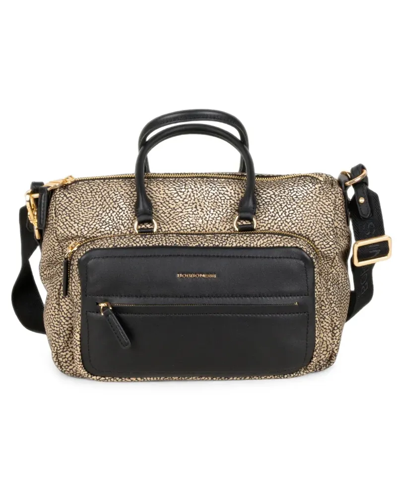 Borbonese B-Club OP Naturale tote bag - Nude Nude