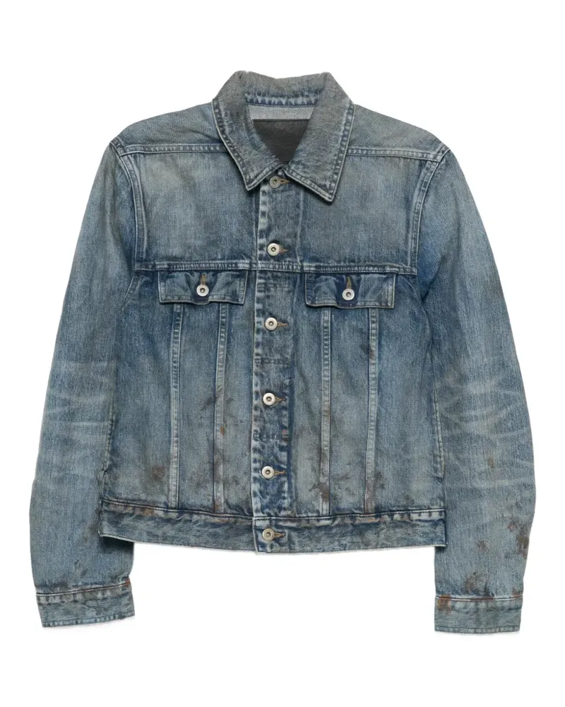 DRKSHDW by Rick Owens buttoned jacket - Blau Blau