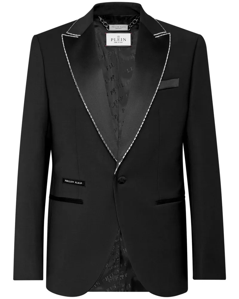 Philipp Plein Einreihiges Sakko - Schwarz Schwarz