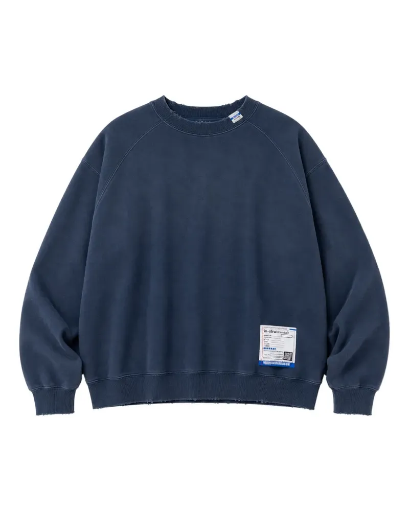 MIHARAYASUHIRO sun faded like distressed sweatshirt - Blau Blau