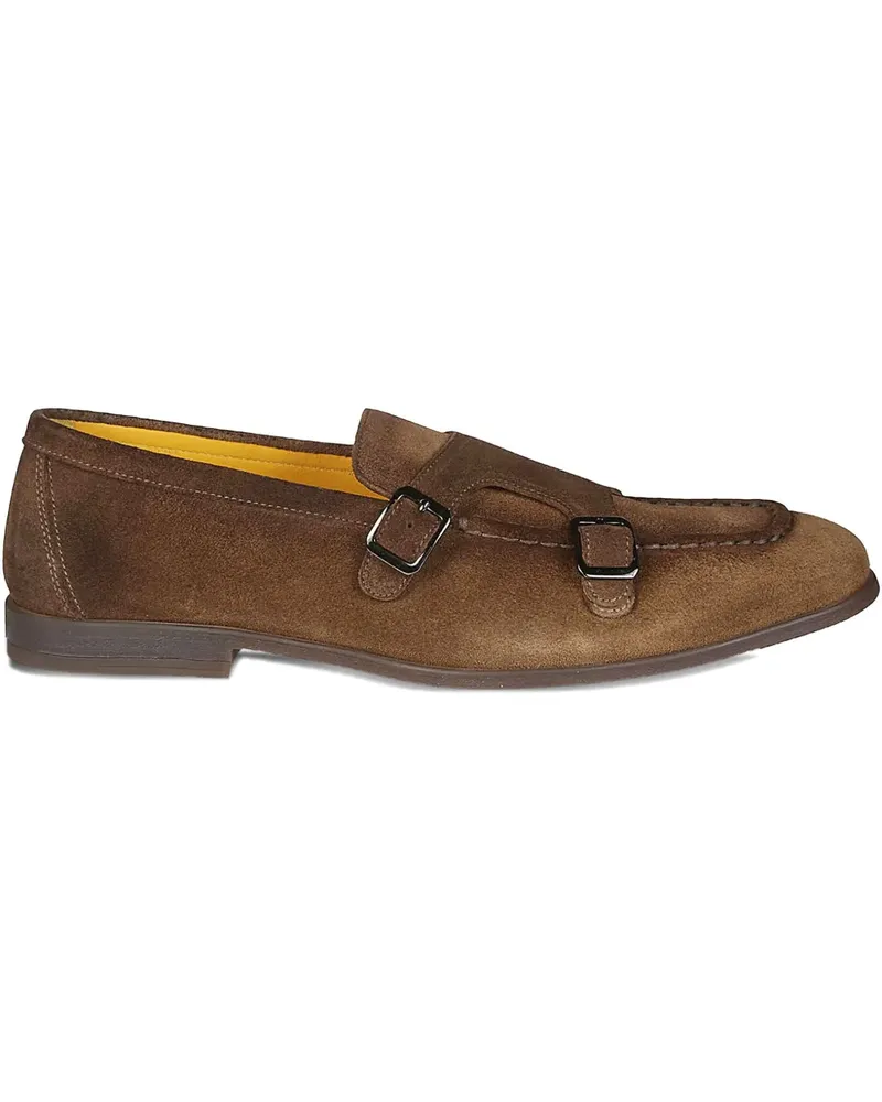 Doucal´s Monk-Schuhe aus Wildleder - Braun Braun