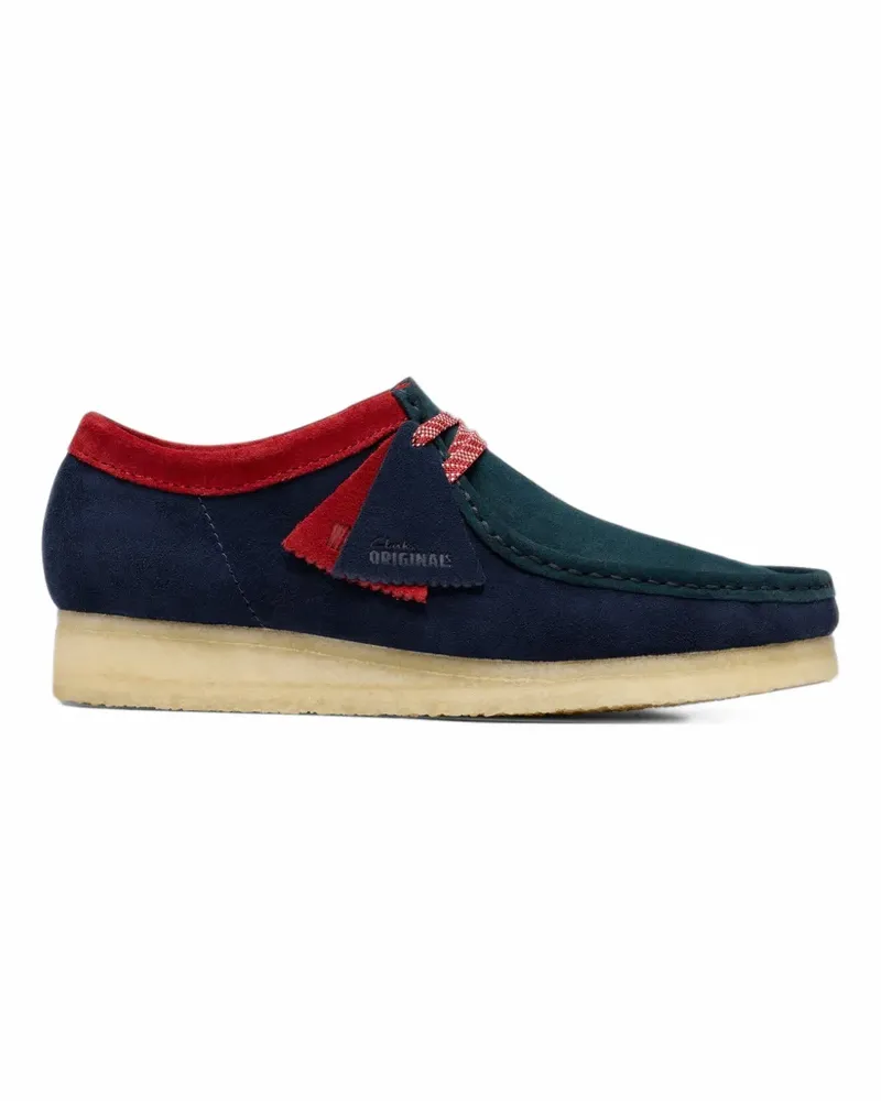 Clarks Wallabee suede boots - Blau Blau