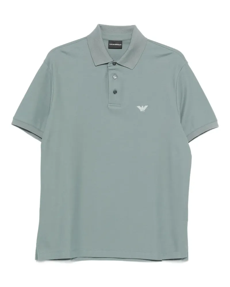 Emporio Armani Klassisches Poloshirt - Blau Blau