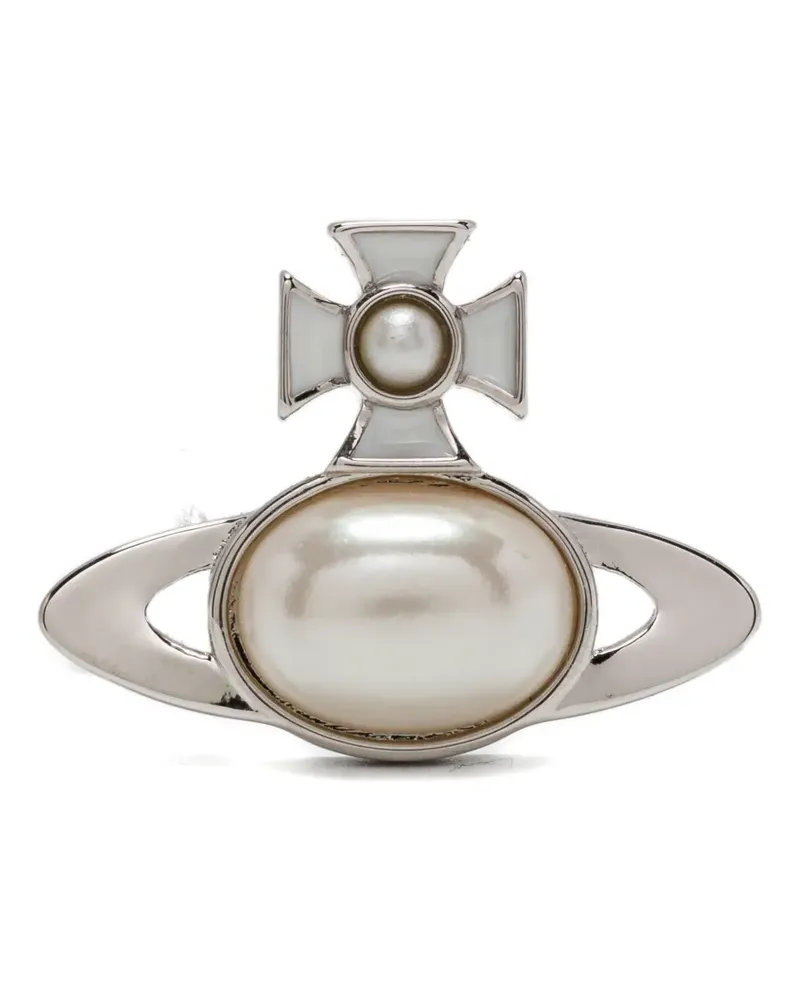 Vivienne Westwood Einzelner Gaby Ohrring - Silber Silber