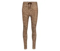 25in Panthera Midi-Leggings - Braun
