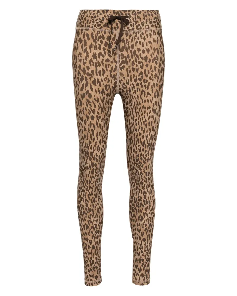 The Upside 25in Panthera Midi-Leggings - Braun Braun