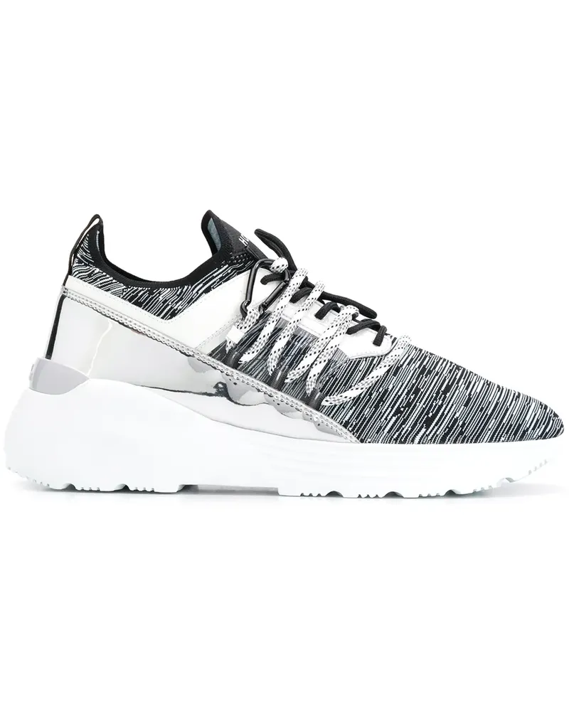 Hogan Sneakers mit verspiegeltem Einsatz - Weiß Weiß