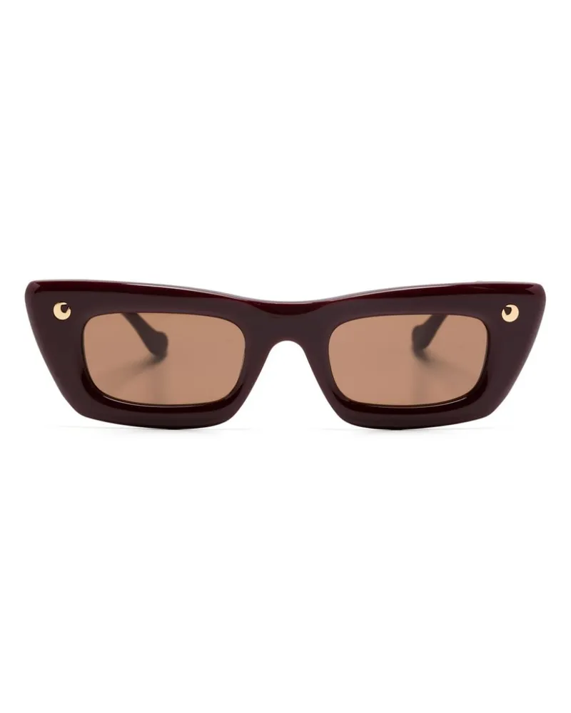 Nanushka Londyn Cat-Eye-Sonnenbrille - Rot Rot