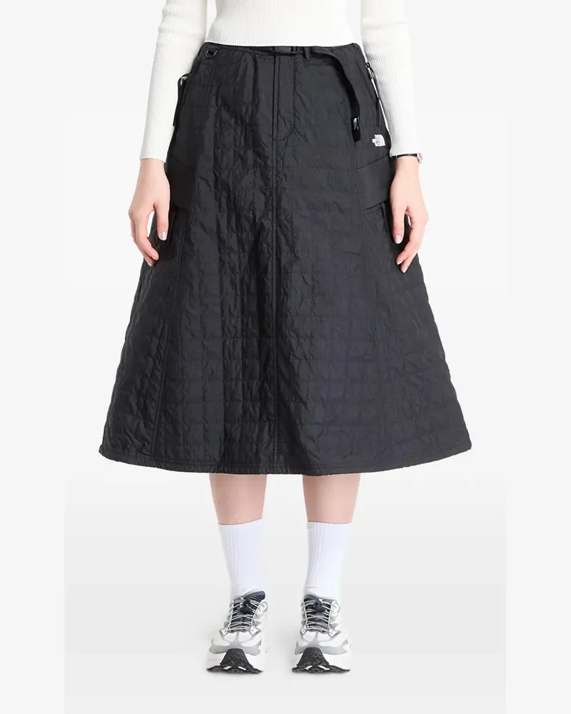 The North Face Face quilted volume midi skirt - Schwarz Schwarz