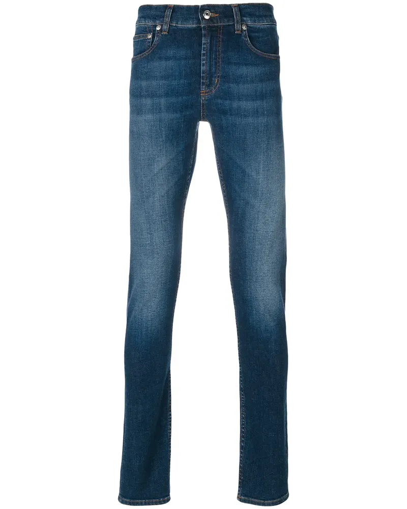 Alexander McQueen Klassische Skinny-Jeans - Blau Blau