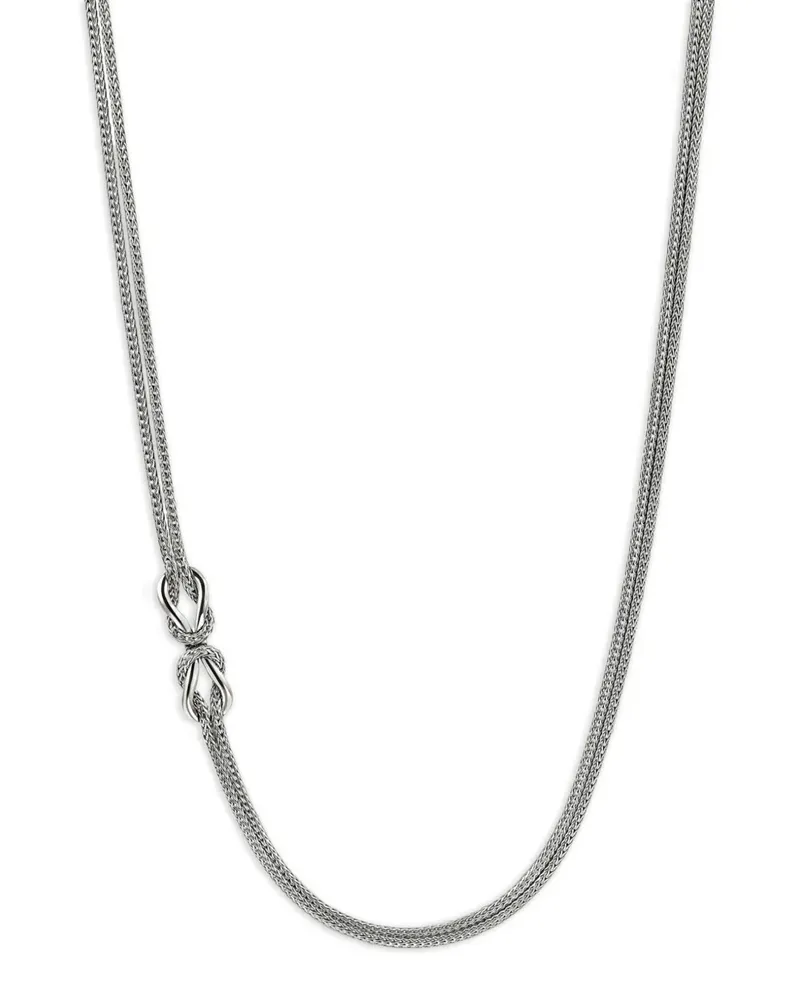 John Hardy Infinite Love Knot Halskette - Silber Silber