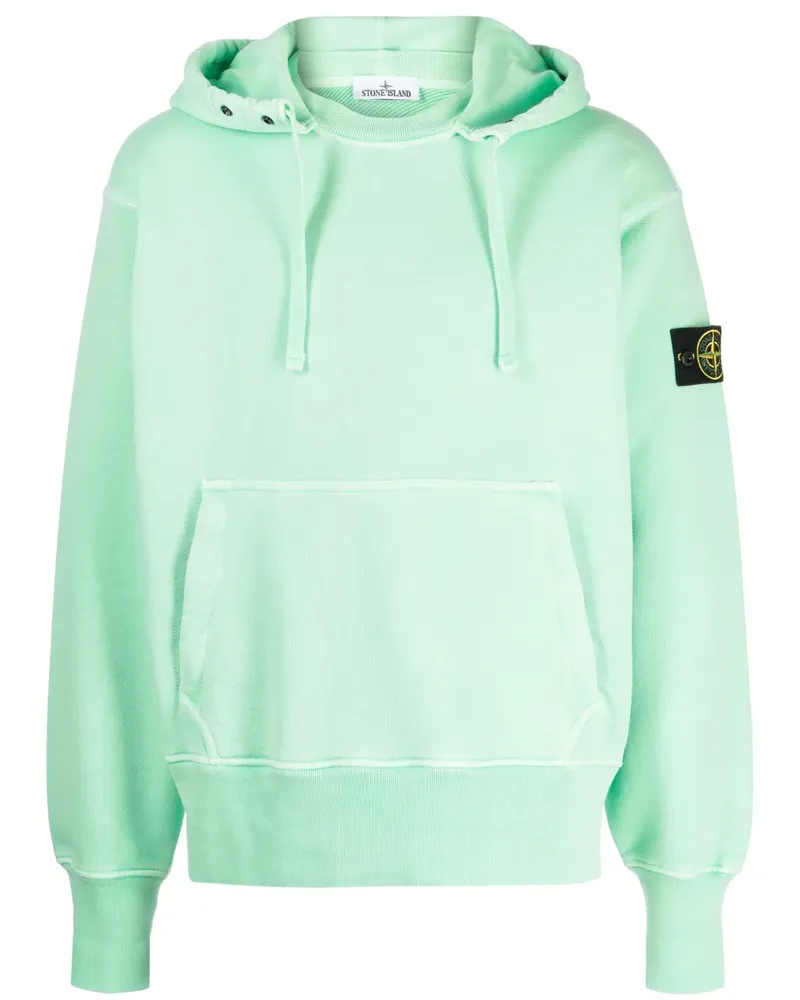 Stone Island Hoodie mit Kompass - Grün Grün