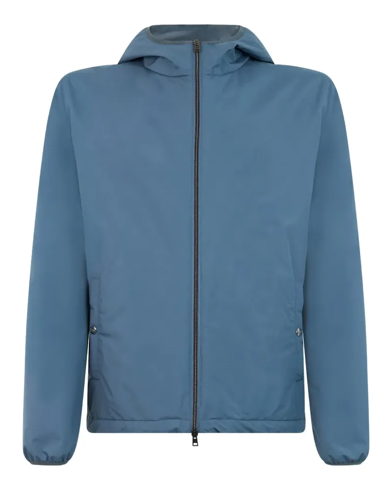 Herno Kapuzenjacke mit Reißverschluss - Blau Blau