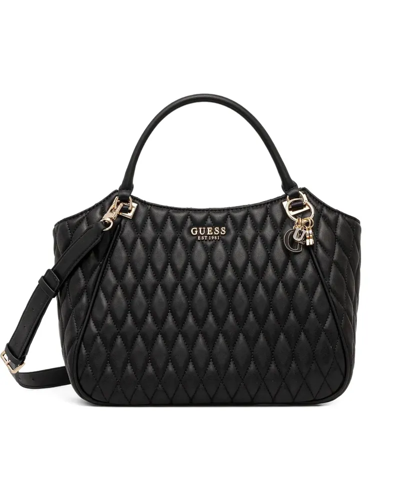 Guess Gesteppte Valla Tote Bag - Schwarz Schwarz