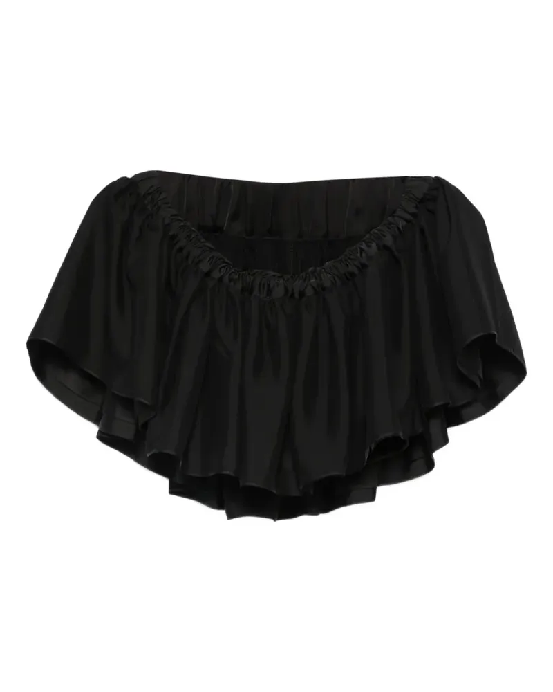 Parlor elasticated-waist blouse - Schwarz Schwarz