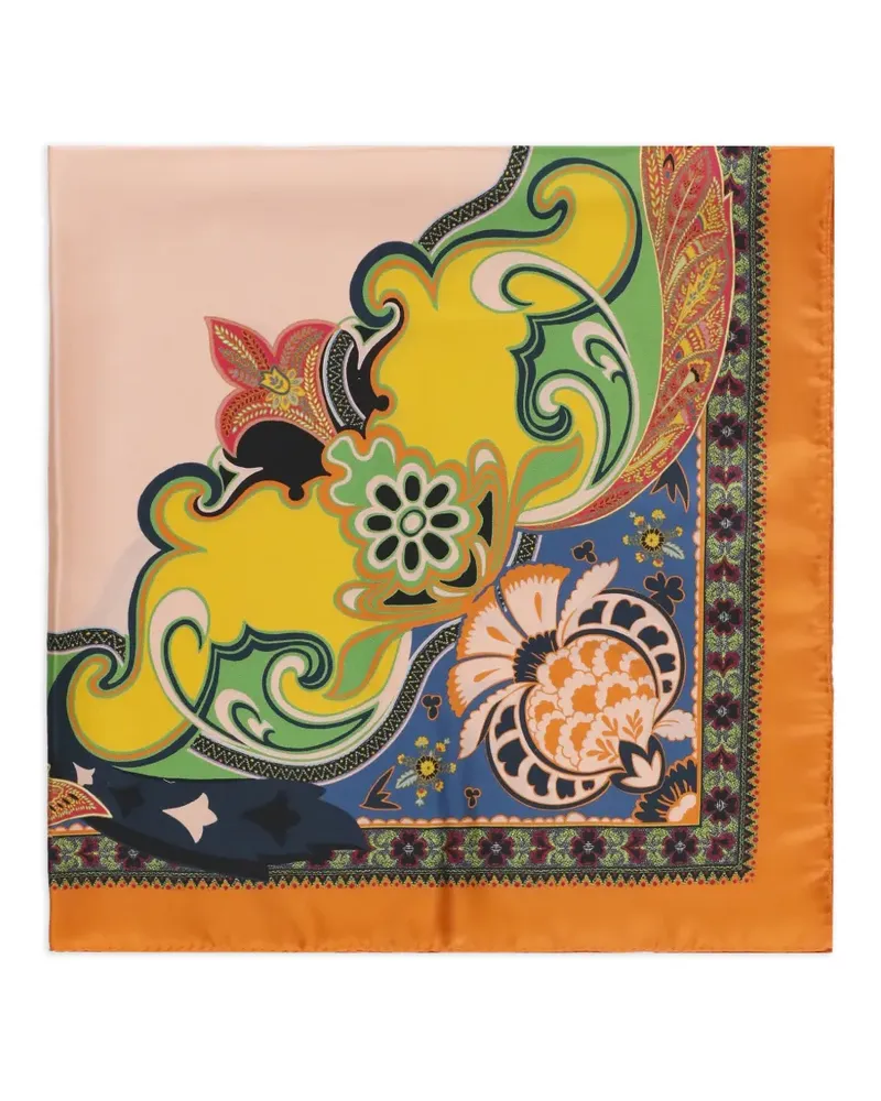 Etro paisley-print scarf - Nude Nude